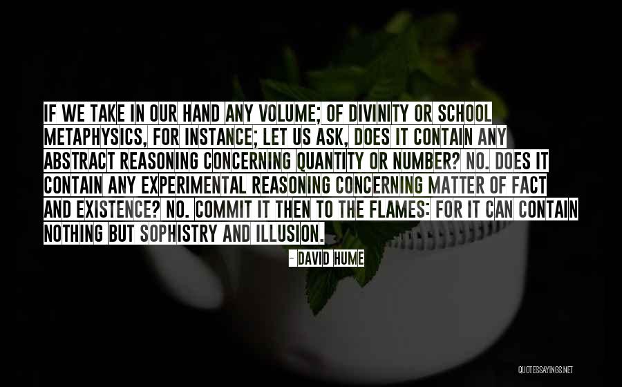 Abstract Reasoning Quotes By David Hume