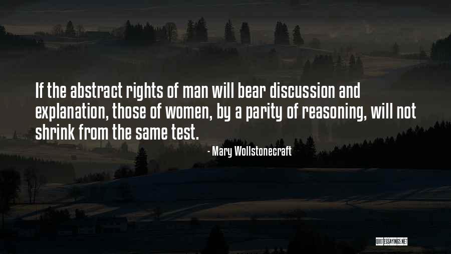 Abstract Reasoning Quotes By Mary Wollstonecraft