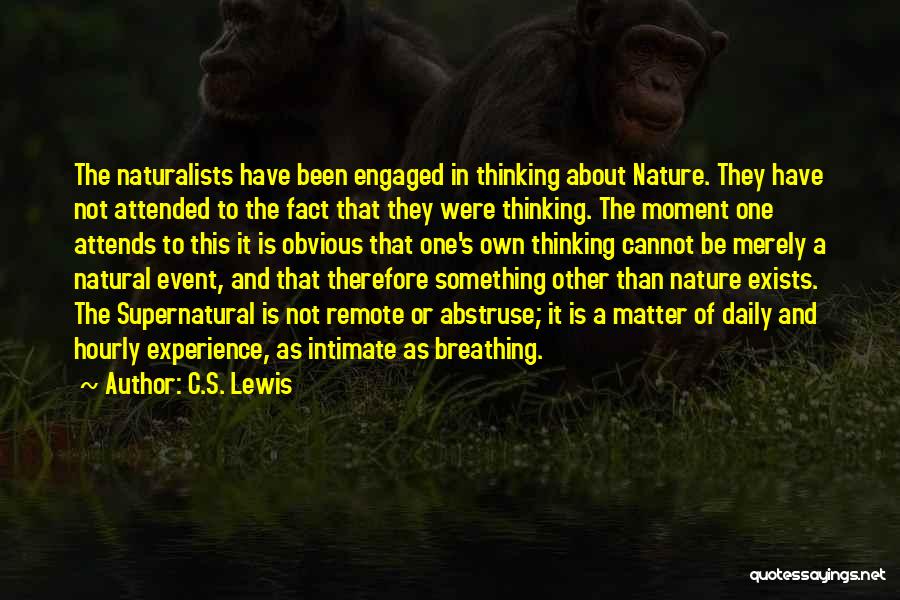 Abstruse Quotes By C.S. Lewis