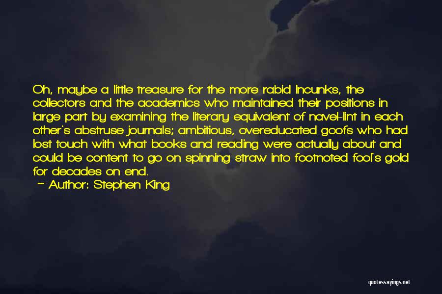 Abstruse Quotes By Stephen King