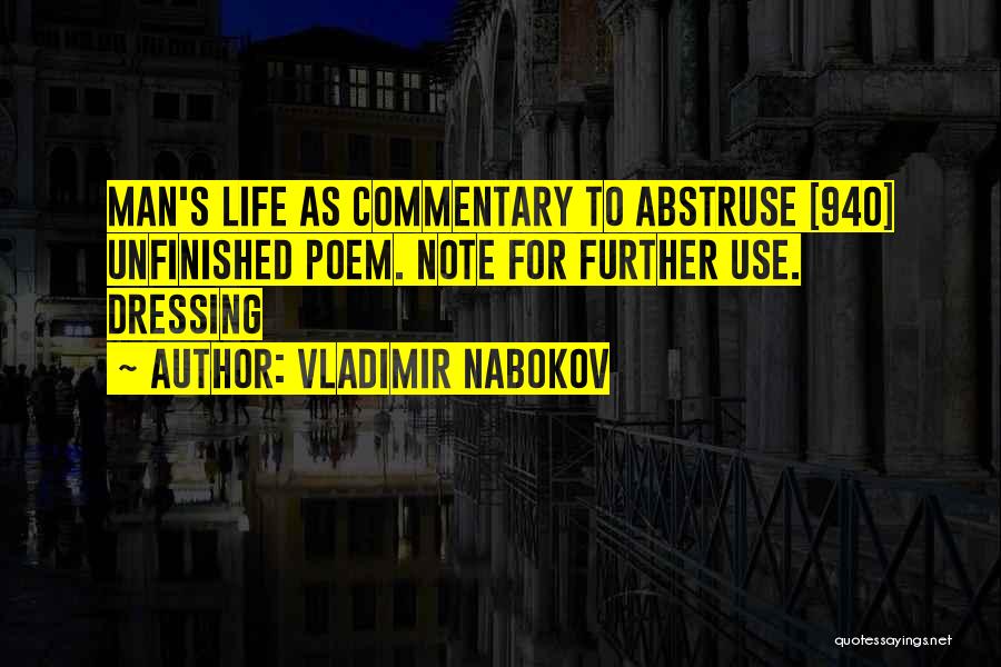 Abstruse Quotes By Vladimir Nabokov