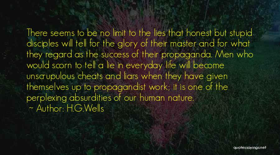 Absurdities Of Life Quotes By H.G.Wells