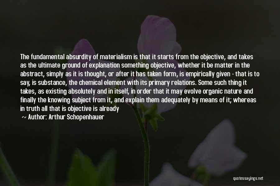 Absurdity Quotes By Arthur Schopenhauer