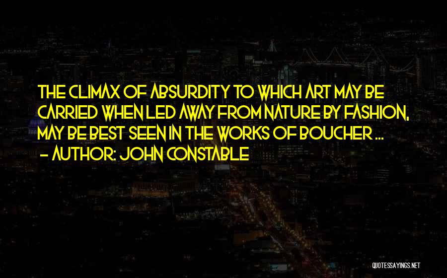 Absurdity Quotes By John Constable