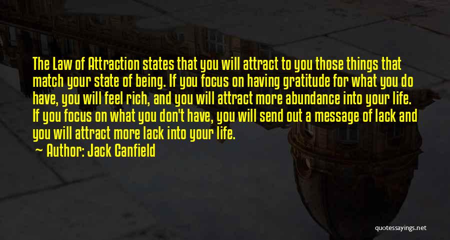 Abundance Quotes By Jack Canfield