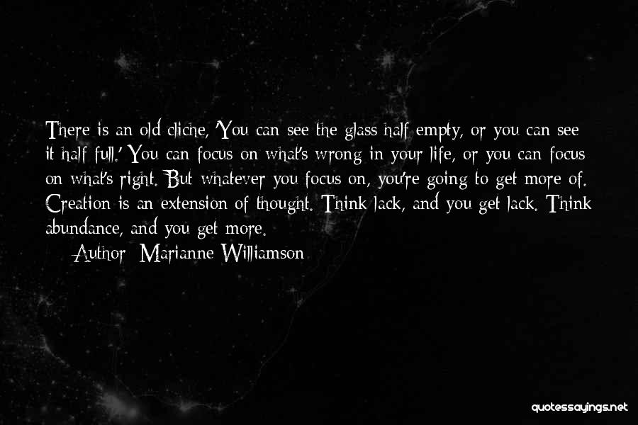 Abundance Quotes By Marianne Williamson