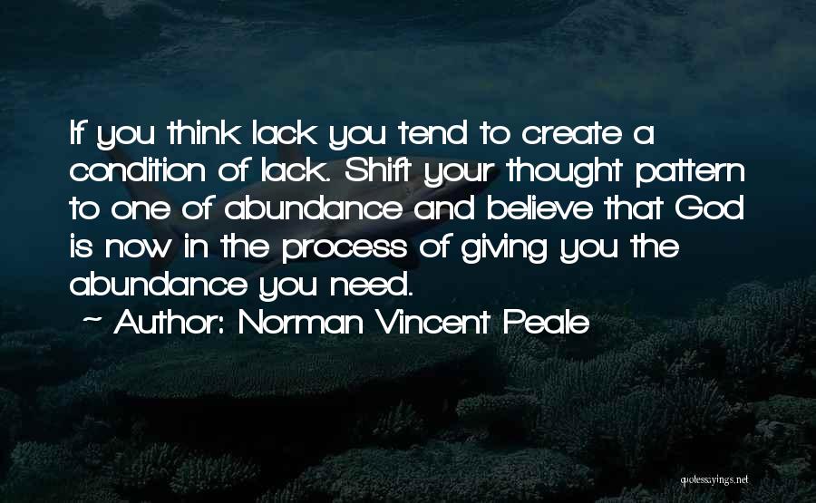 Abundance Thinking Quotes By Norman Vincent Peale