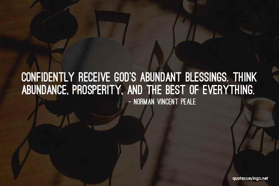 Abundant Blessings Quotes By Norman Vincent Peale