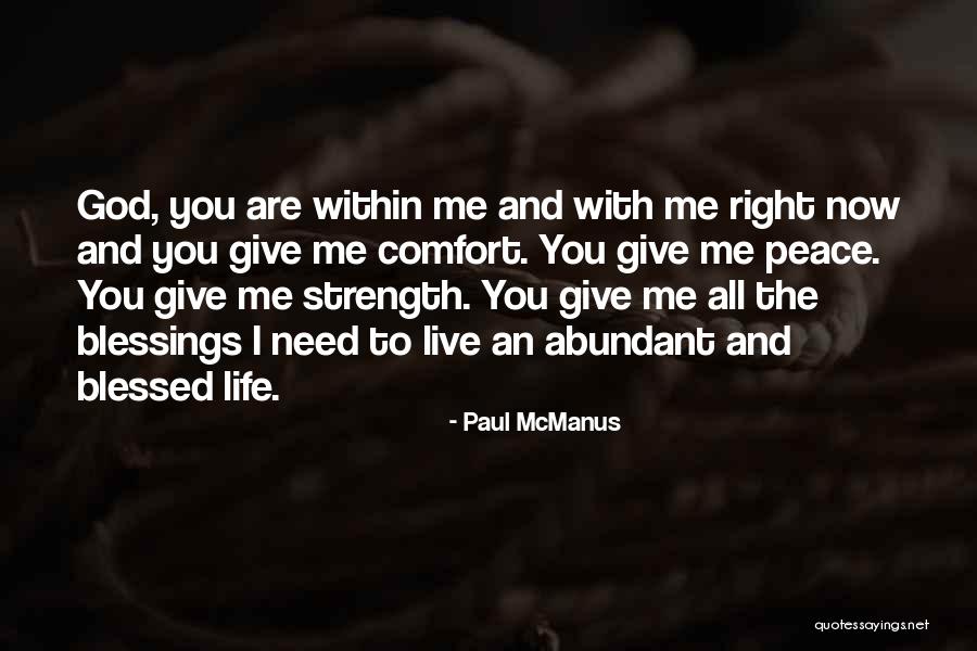 Abundant Blessings Quotes By Paul McManus