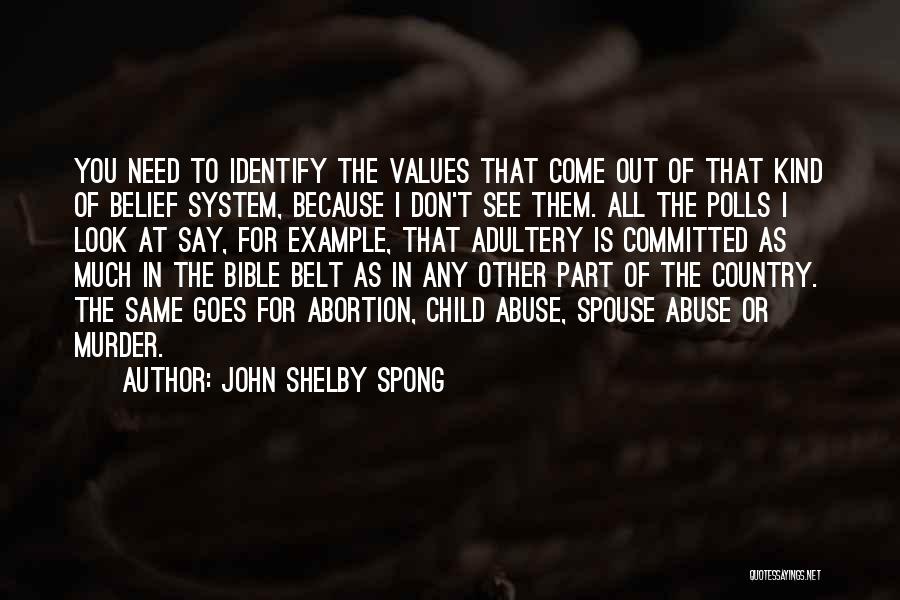 Abuse Is Not Okay Quotes By John Shelby Spong