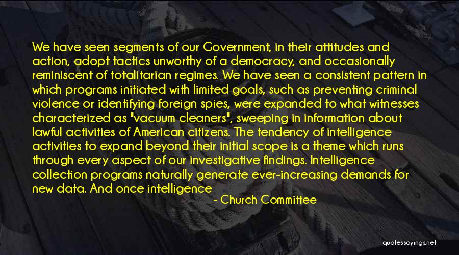 Abuse Of Power Quotes By Church Committee