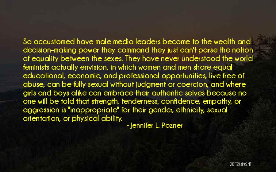 Abuse Of Power Quotes By Jennifer L. Pozner