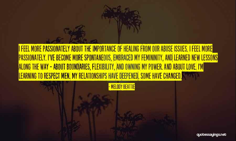 Abuse Of Power Quotes By Melody Beattie