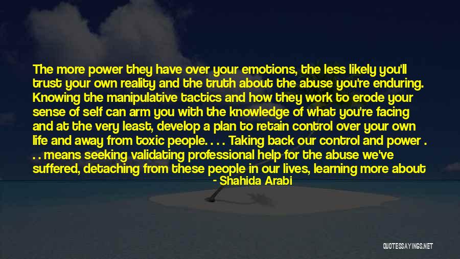 Abuse Of Power Quotes By Shahida Arabi