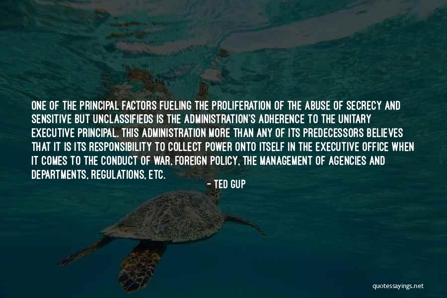 Abuse Of Power Quotes By Ted Gup