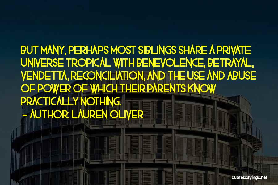 Abuse Power Quotes By Lauren Oliver