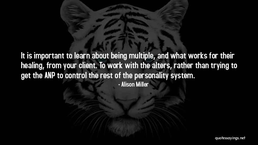 Abuse Recovery Quotes By Alison Miller