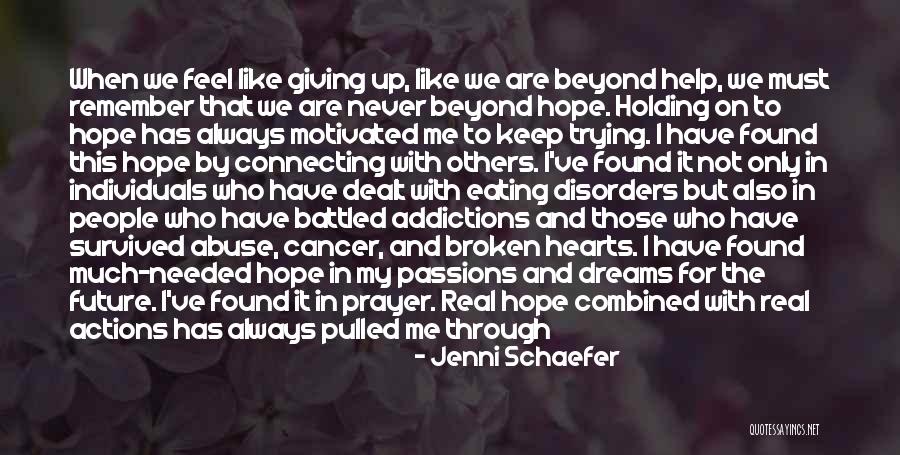 Abuse Recovery Quotes By Jenni Schaefer