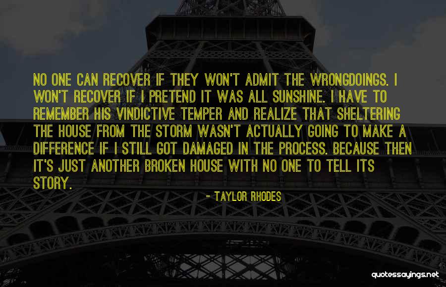 Abuse Recovery Quotes By Taylor Rhodes