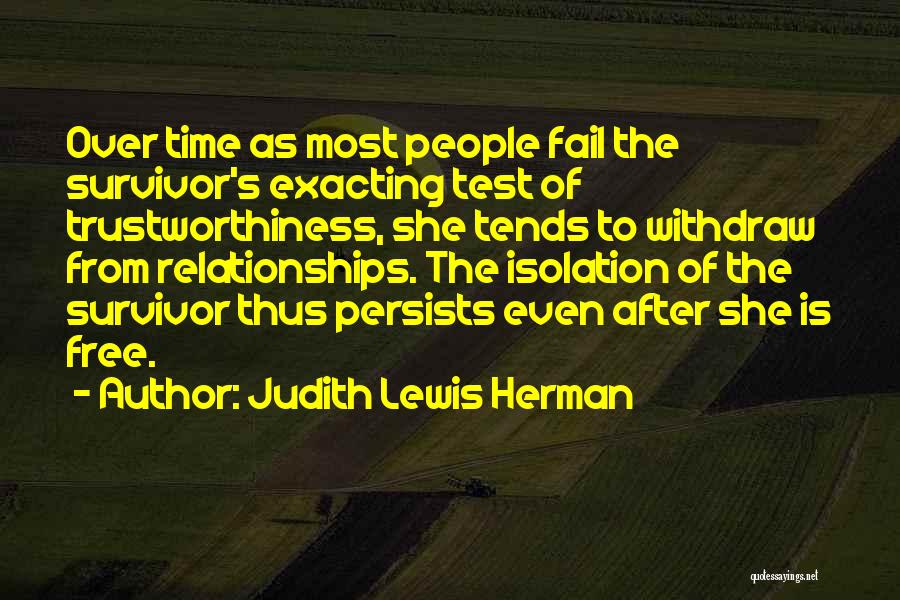 Abuse Relationships Quotes By Judith Lewis Herman