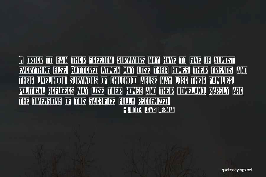 Abuse Survivors Quotes By Judith Lewis Herman Abuse Survivors Quotes By Judith Lewis Herman