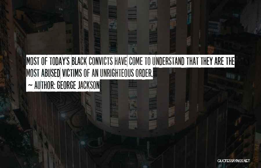 Abuse Victims Quotes By George Jackson