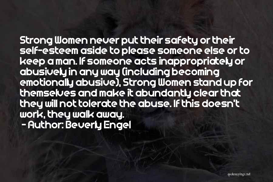 Abusive Man Quotes By Beverly Engel