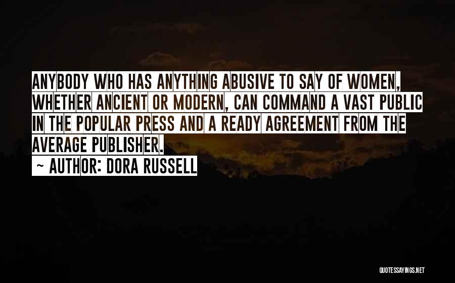 Abusive Quotes By Dora Russell