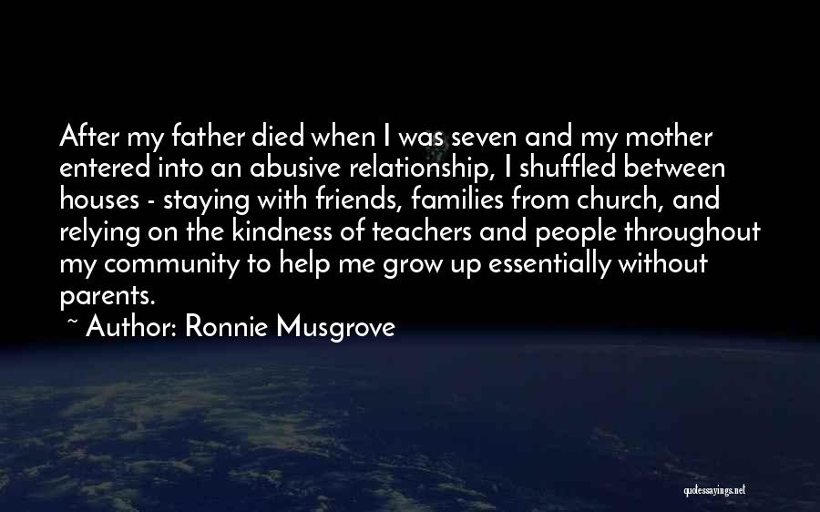 Abusive Relationship Quotes By Ronnie Musgrove