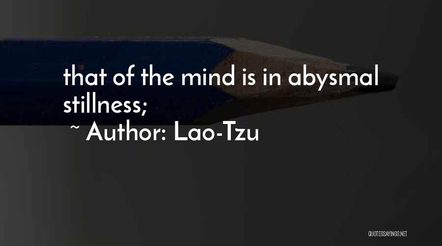 Abysmal Quotes By Lao-Tzu