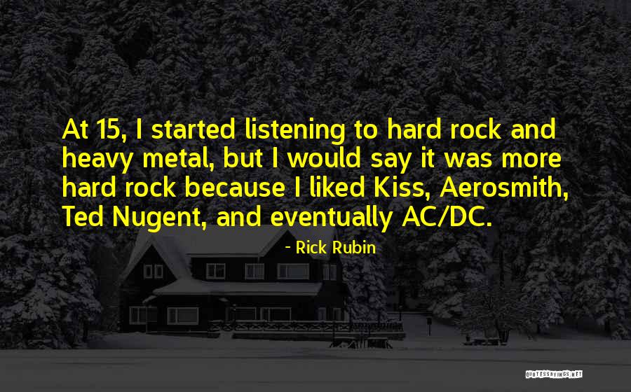 Ac Dc Rock Quotes By Rick Rubin