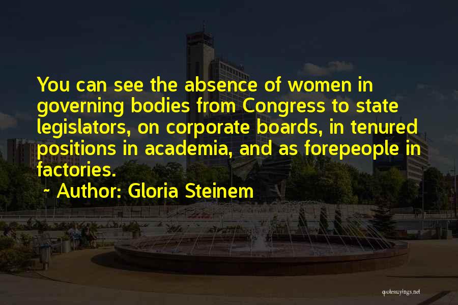 Academia Quotes By Gloria Steinem