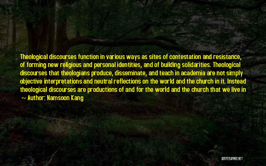 Academia Quotes By Namsoon Kang