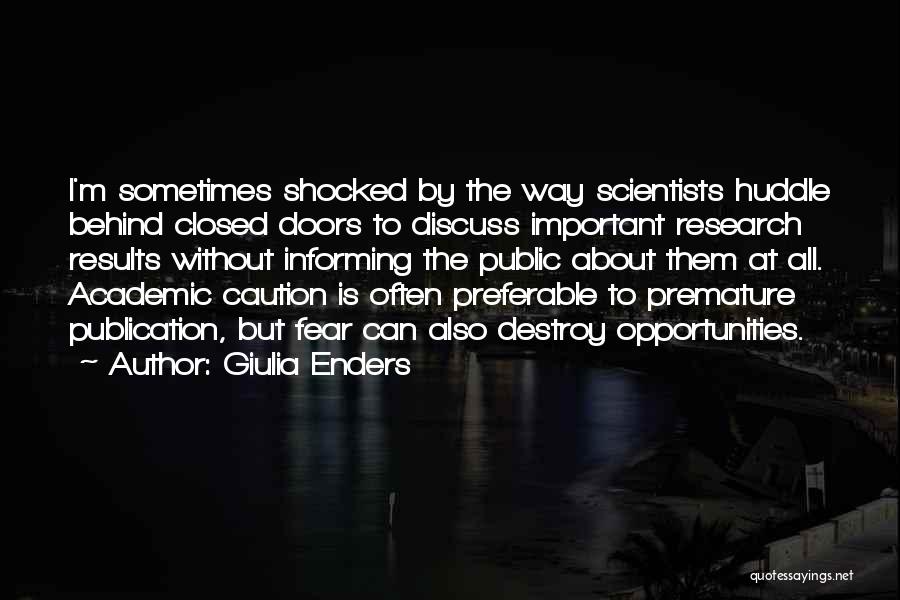 Academic Research Quotes By Giulia Enders