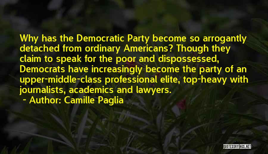 Academics Quotes By Camille Paglia