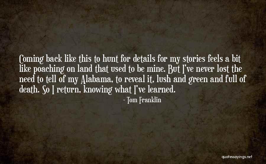 Accecamento Quotes By Tom Franklin Accecamento Quotes By Tom Franklin