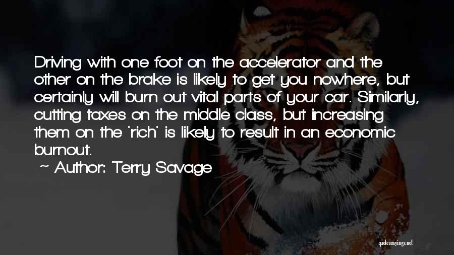 Accelerator Quotes By Terry Savage