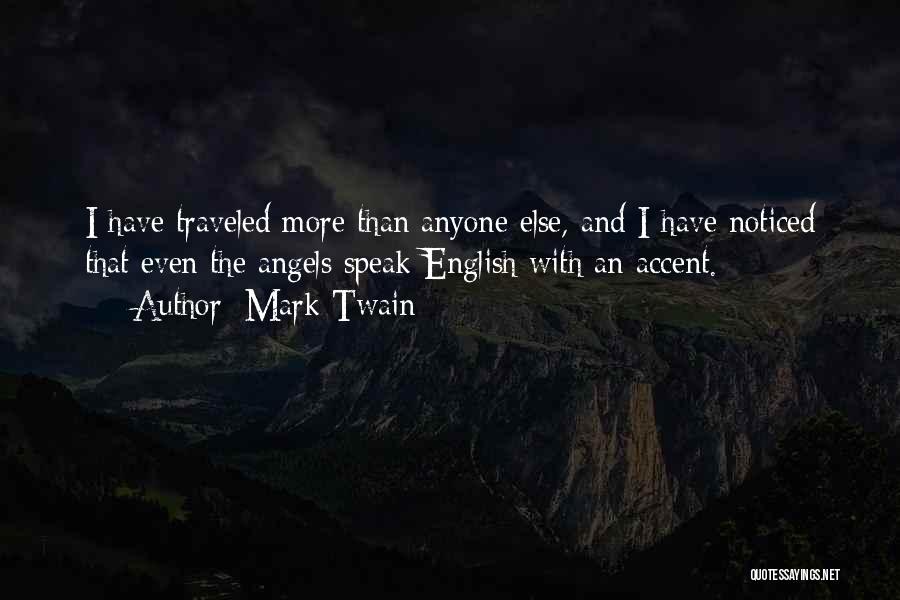 Accent Quotes By Mark Twain