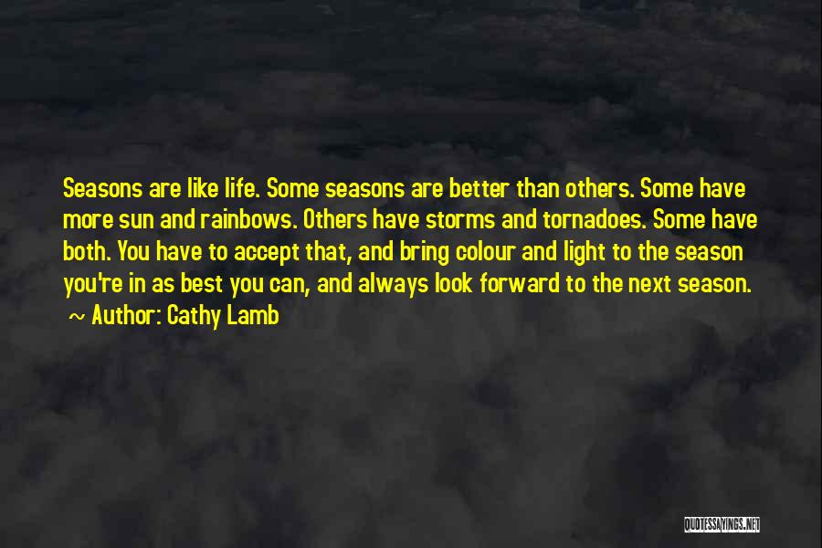 Accept As You Are Quotes By Cathy Lamb