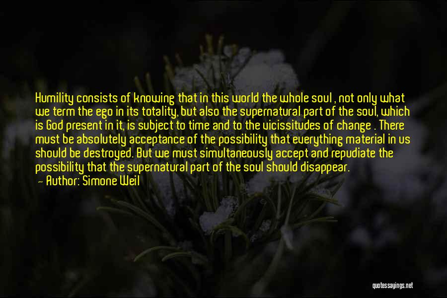 Accept Change Quotes By Simone Weil