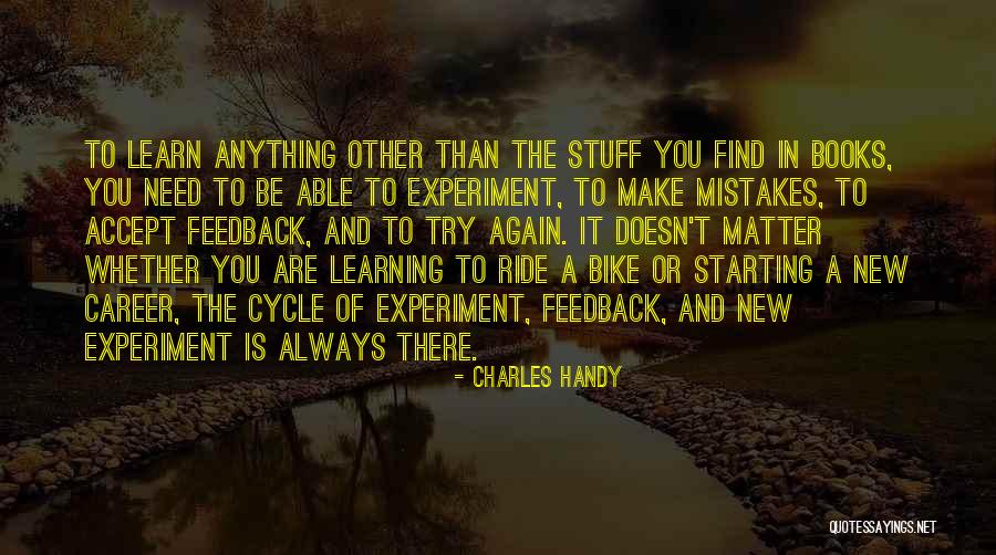 Accept Mistakes Quotes By Charles Handy Accept Mistakes Quotes By Charles Handy