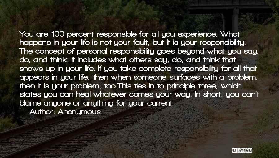 Accept Responsibility Quotes By Anonymous