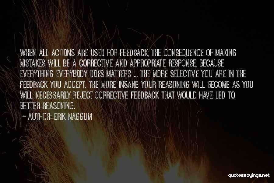 Accept Your Mistake Quotes By Erik Naggum