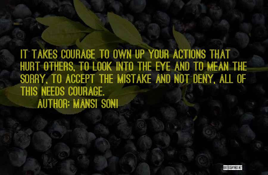 Accept Your Mistake Quotes By Mansi Soni