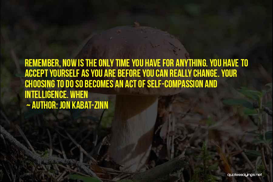 Accept Yourself As You Are Quotes By Jon Kabat-Zinn