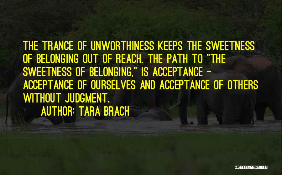 Acceptance And Belonging Quotes By Tara Brach