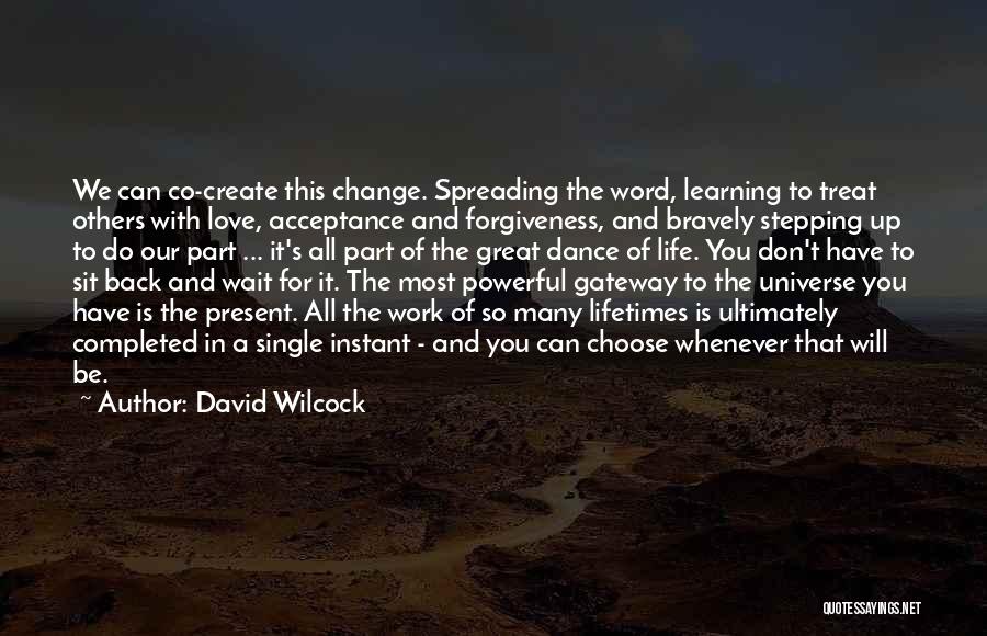 Acceptance And Change Quotes By David Wilcock