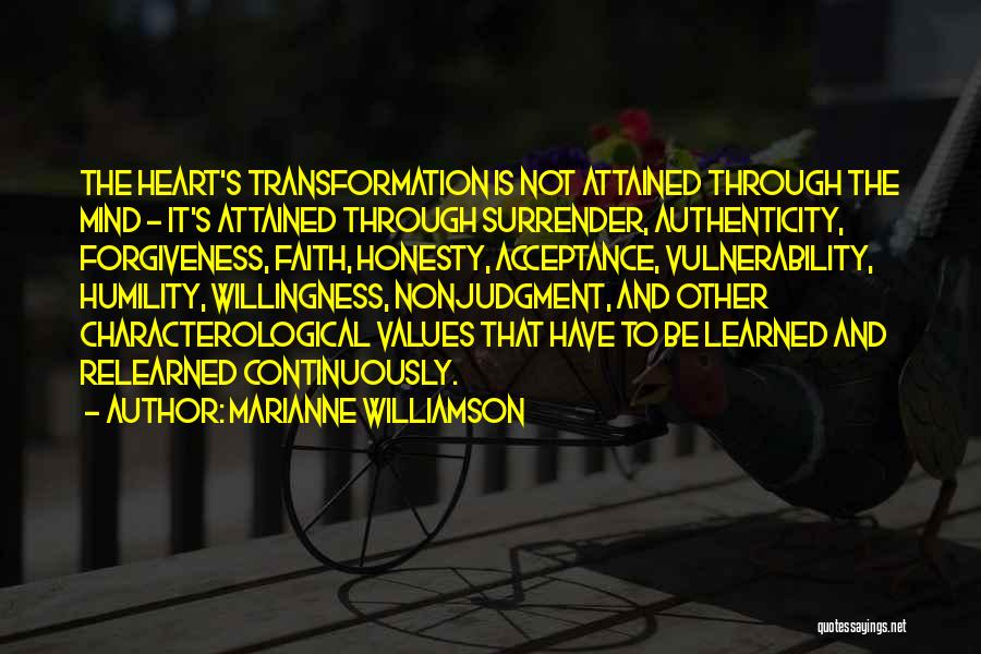 Acceptance And Forgiveness Quotes By Marianne Williamson