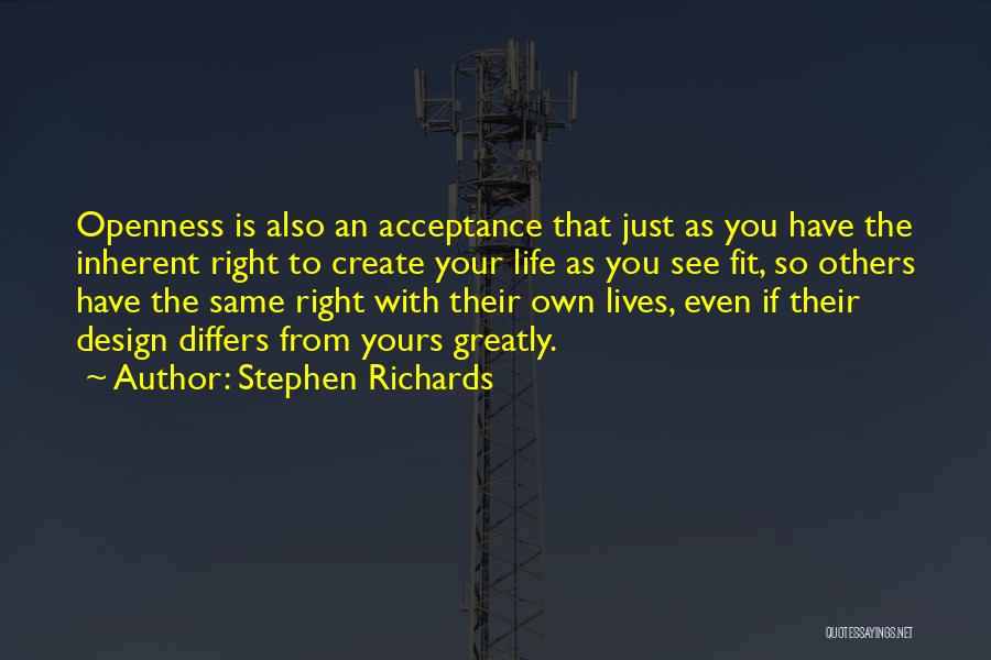 Acceptance From Others Quotes By Stephen Richards