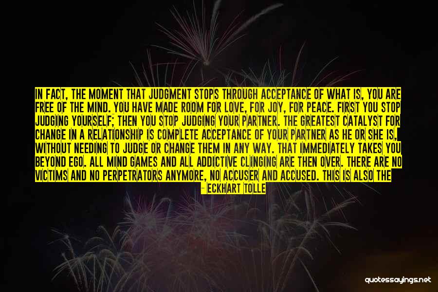 Acceptance In A Relationship Quotes By Eckhart Tolle